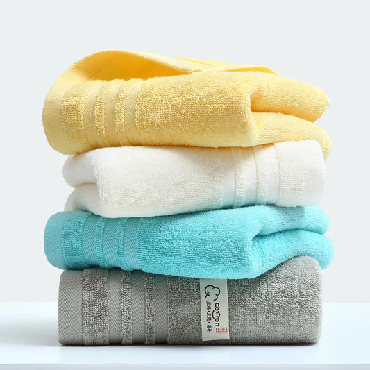 100% Cotton Hand Face Towels Bathroom Set Highly and Soft Absorbent Travel Sport Hotel Beauty-Skin Towel Multi-color, 68x33cm